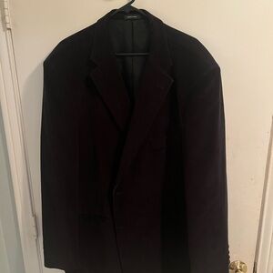 Elegant Black Men's Corduroy Blazer